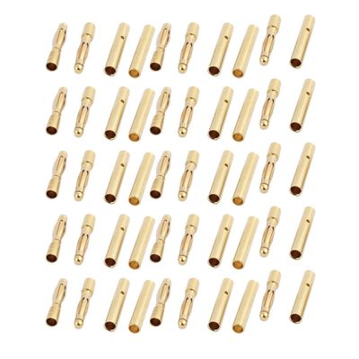uxcell 25Pairs 2mm Male Female Banana RC Model Charger Connector