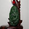 2" China Certified Nature Hetian Nephrite Jade Auspicious Dragon Hand Carved Pendants view 1