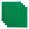 Q-Bricks Classic Baseplate - Building Kit for Toddlers & Kids - 20 x 20 Studs - 6.3 x 6.3 inches - Pack of 4 Baseplates - Compatible with Major Brands view 1