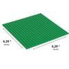 Q-Bricks Classic Baseplate - Building Kit for Toddlers & Kids - 20 x 20 Studs - 6.3 x 6.3 inches - Pack of 4 Baseplates - Compatible with Major Brands view 4