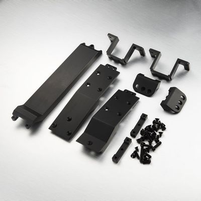 CNC Aluminum Chassis W Skid Plate Front and Rear for Redcat Terremoto V2 1/8 RC Car #1218