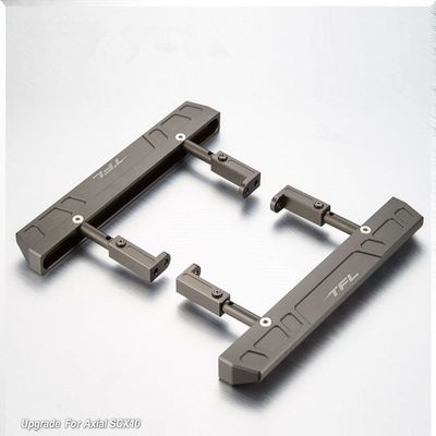 1Pair CNC Aluminum Edge Bumper Pedal for Axial SCX10 #1460