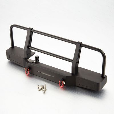 CNC Aluminum Black Front Bumper for D90 for SCX 10 RC Car Crawler #1465