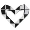 Mipartebo Magic Snake Cube Twist Puzzle 24 Wedges Large Size Twist Fidget Snake Toys Gift Party Favors Game Goodie Bag Fillers Christmas Stocking Stuffers for Kids Adults Teens Black view 1
