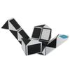 Mipartebo Magic Snake Cube Twist Puzzle 24 Wedges Large Size Twist Fidget Snake Toys Gift Party Favors Game Goodie Bag Fillers Christmas Stocking Stuffers for Kids Adults Teens Black view 4