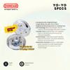 Duncan Toys Limelight LED Light-Up Yo-Yo, Beginner Level with LED Lights, Clear and Blue view 4
