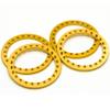 4PCS Aluminum 2.2 Beadlock Ring Replacement for 1/10 RC 2.2 Inch Wheel Rims Axial Wraith (Gold) view 1