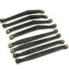 8 Pcs Aluminum Linkage Rod Arm Set/Upper and Lower Suspension Links Set of 8 for 1/10 Axial Wraith 90018 RC Truck (Black, Type A) view 1