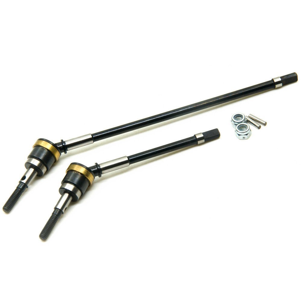 Heavy Duty Steel Front CVD Drive Shaft Set for 1/10 Axial Wraith 90018 RC Truck