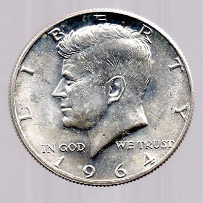 1964 D Kennedy Half Dollar (Near Uncirculated) AU58