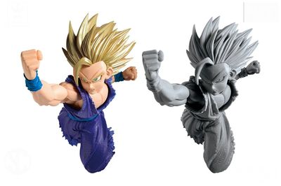 Banpresto Dragon Ball SCultures Big Modeling Tenkaichi Budokai 7 Eone Gohan (Super Saiyan 2) Normal Color Prototype Color All Two