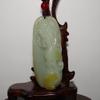3" China Certified Nature Hetian Nephrite Jade Wealth Pixiu Hand Carved Pendants view 1