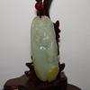 3" China Certified Nature Hetian Nephrite Jade Wealth Pixiu Hand Carved Pendants view 3