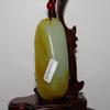3" China Certified Nature Hetian Nephrite Jade Wealth Pixiu Hand Carved Pendants view 4