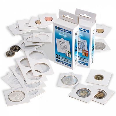 Lighthouse Coin Frame self-Adhesive, for Coins up to 17,5 mm , 1000-pack