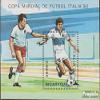 Nicaragua block183 (Complete.Issue.) 1989 Football-WM 1990 in Italy (Stamps for Collectors) Soccer view 1