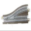T-Gauge Model Trains 1:450 Scale Left Hand Manual Turnout 90mm view 1
