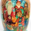 15pcs Hand Painted Russian Nesting Doll One of a Kind Twelve Months by Frolova view 3
