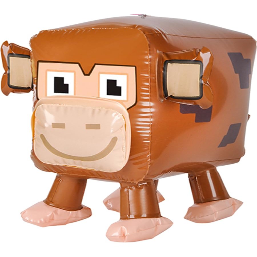 Block Buster Costumes Inflatable Pixel Animal Monkey Beach Swimming Pool Party Favor Toy