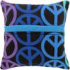 Toy Tents And Chairs Tooth Fairy Pillow with Pocket, Peace Sign Print Fabric Choice of Colors/Trim for Girls or Boys (b) view 1