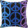Toy Tents And Chairs Tooth Fairy Pillow with Pocket, Peace Sign Print Fabric Choice of Colors/Trim for Girls or Boys (b) view 3