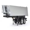 Carson 500907312 2-Axis Dump Saddle Trailer RC Truck Replacement Tuning Parts Accessories Model Making Scale 1:14, Silver view 1