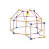 D.I.Y. CLUBHOUSE Fort Building Kit for Kids | 90 Pieces Educational Learning Toy and Creative Fort Toy for 5 Years and up STEM Building Toys DIY Castles Play Tent for Both Indoor and Outdoor view 3