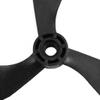 uxcell Black 9045 3-Vanes CW CCW Prop Propeller for 6mm Shaft Dia RC Model Aircraft Pair view 2