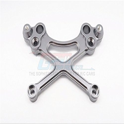 GPM For HPI Baja 5B RTR, 5B SS, 5T Upgrade Parts Aluminum Front Shock Tower - 1Pc Gray Silver