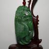 3.2" China Certified Nature Hetian Nephrite Jade Auspicious Crane Pendants view 3