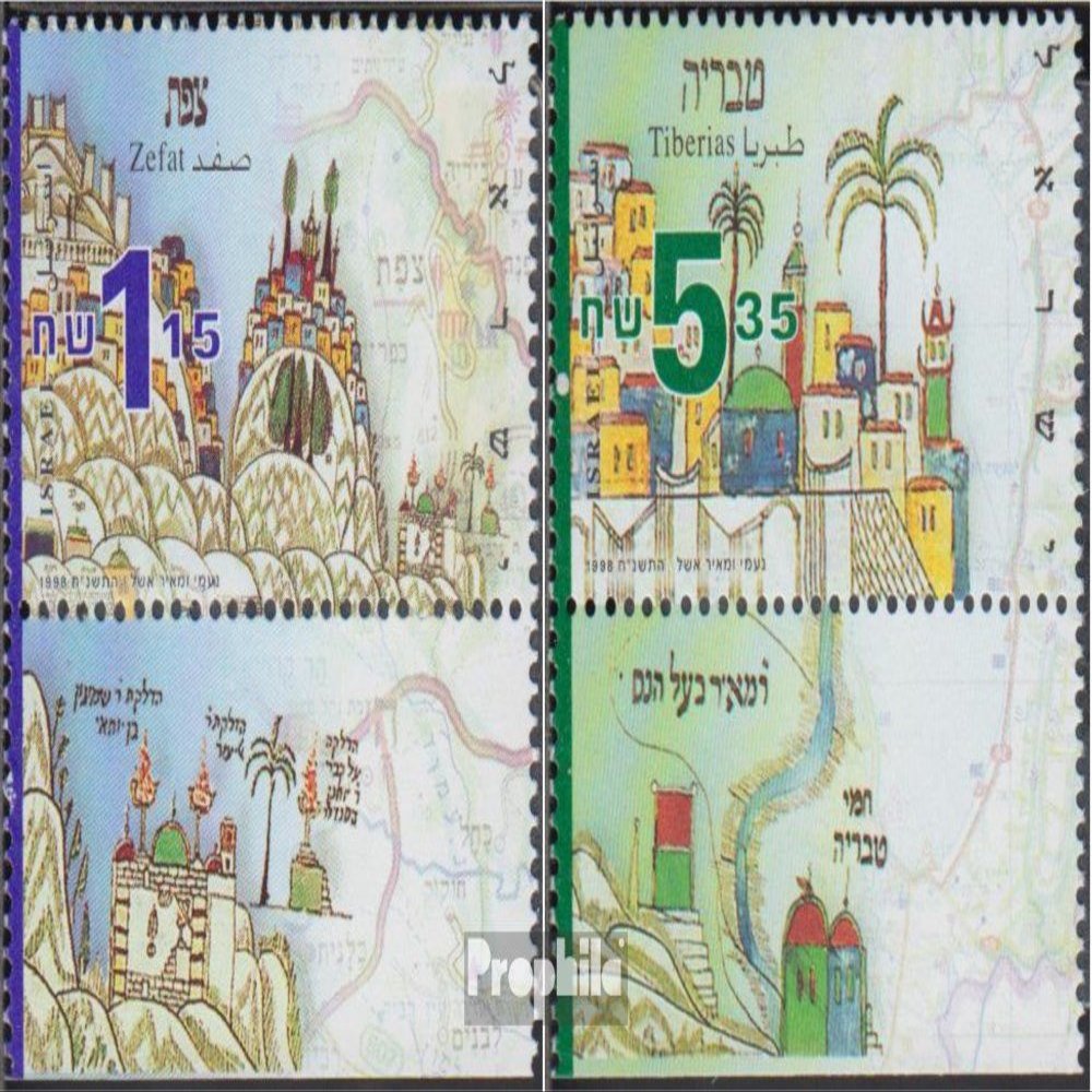 Israel 1501-1502 with Tab (Complete.Issue.) unmounted Mint/Never hinged ** MNH 1999 Life in Eretz-Isreal (Stamps for Collectors)