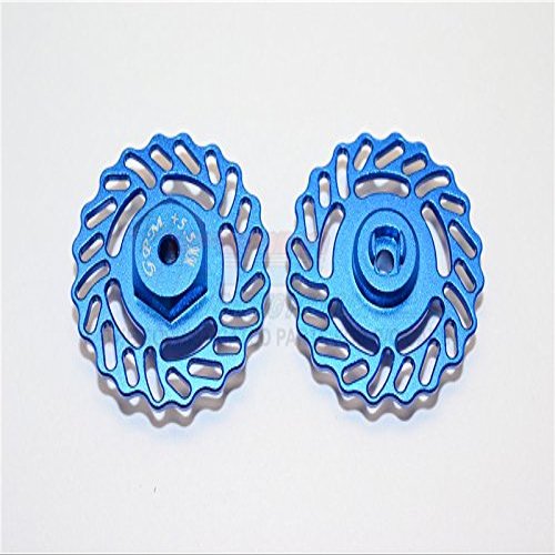 GPM For Traxxas LaTrax Teton & LaTrax SST Upgrade Parts Aluminum Brake Disk +5.5mm Thick - 2Pcs Set Blue