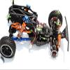 Axial Yeti Jr. Score Trophy Truck (AX90052) / Yeti Jr. Maverick (AXI90069) Upgrade Parts Aluminum Front Wheel Hex with Brake Disk - 2Pcs Blue view 4
