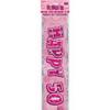 Gifts 4 All Occasions Limited SHATCHI-118 12ft 50th Pink Glitz Birthday Banner Decorations Unisex Party Supply view 1
