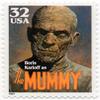US Postage Stamp Single 1997 Classic Movie Monsters Boris Karloff The Mummy 32 Cent Scott #3171 view 1