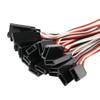 OliYin 20pcs 7.87inch 20cm 200mm Male to Female JR Plug Servo Extension Lead Wire Cable for RC Quadcopter Airplane view 4