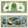 100 Saint Patrick Four Dollar Bill with Bonus Thanks a Million Gift Card Set view 1
