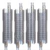 T-Gauge Model Trains 1:450 Scale Grey 30mm Straight Track 4 Pack view 1