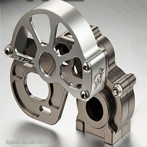 CNC Gray Alloy Gearbox Housing Assembly for Axial SCX10 RC Car #1520