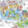 Omy Giant Coloring Poster  Atlas - Map of The World | Explore The Continents and Countries of The World | 40 x 28 Inches | Creative Play and Fun for Kids, Teens, Adults, and The Whole Family view 3