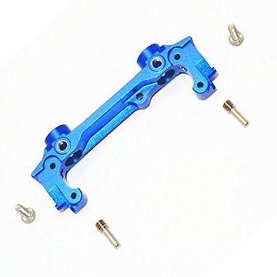 Aluminum Front Bumper Mount Frame Plate for Crawler RC SCX10 II AX31392-1PC Set Blue