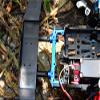 Aluminum Front Bumper Mount Frame Plate for Crawler RC SCX10 II AX31392-1PC Set Blue view 2