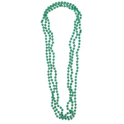 Rhode Island Novelty 33" 7 mm Metallic Green Beads