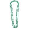 Rhode Island Novelty 33" 7 mm Metallic Green Beads view 1