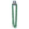 Rhode Island Novelty 33" 7 mm Metallic Green Beads view 4
