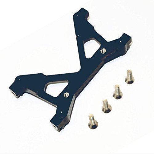 for Crawler RC SCX10 II Upgrade Parts (AX90046, AX90047) Aluminum Rear Lower Shock Mount Brace - 1Pc Set Black for AX31386