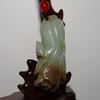 2.3"China Certified Nature Hetian Nephrite Jade Fortune Chines Cabbage Pendants view 2