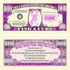 100 Find A Cure Million Dollar Bills with Bonus Thanks a Million Gift Card Set view 1