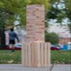Finely Planed Giant 60-Block Stacking Tower & Wood Crate | Stacks to Over 6ft | Outdoor, Party and Wedding Game view 3