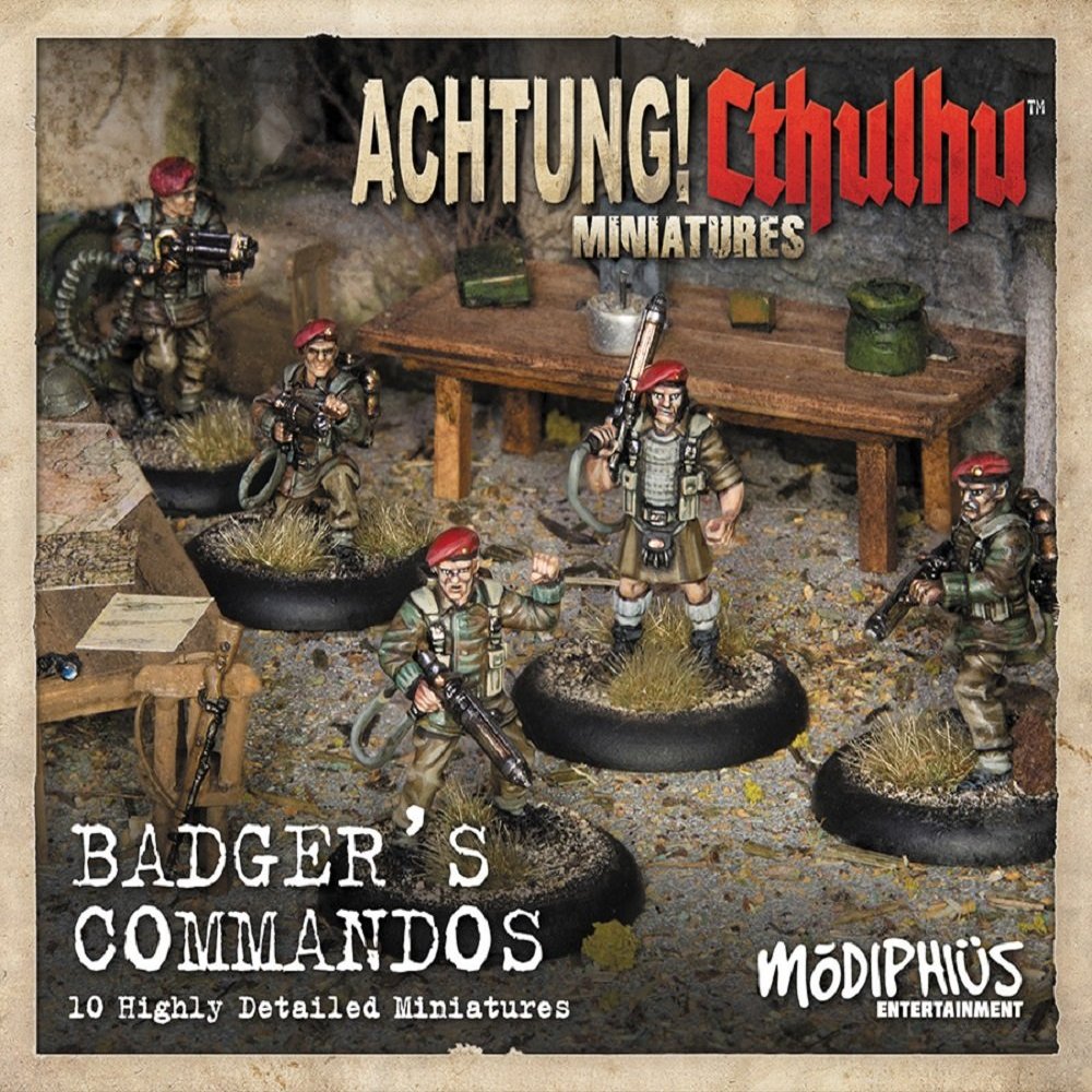 Achtung! Cthulhu - Badger`s Commandos Unit Pack